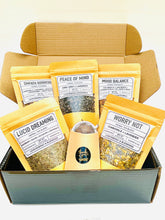 Load image into Gallery viewer, Loveyenergy &amp; Blessings - Gift Box Loose Leaf TEA Starter KIT - Tea Gift Set
