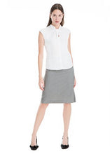 Load image into Gallery viewer, Max Studio Women's Houndstooth Pleated Knee Length Pencil Skirt, 0
