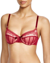 Load image into Gallery viewer, Passionata Women&#39;s Miss Coquette Sexy Lace Push-up Bra, Raspberry, 36C
