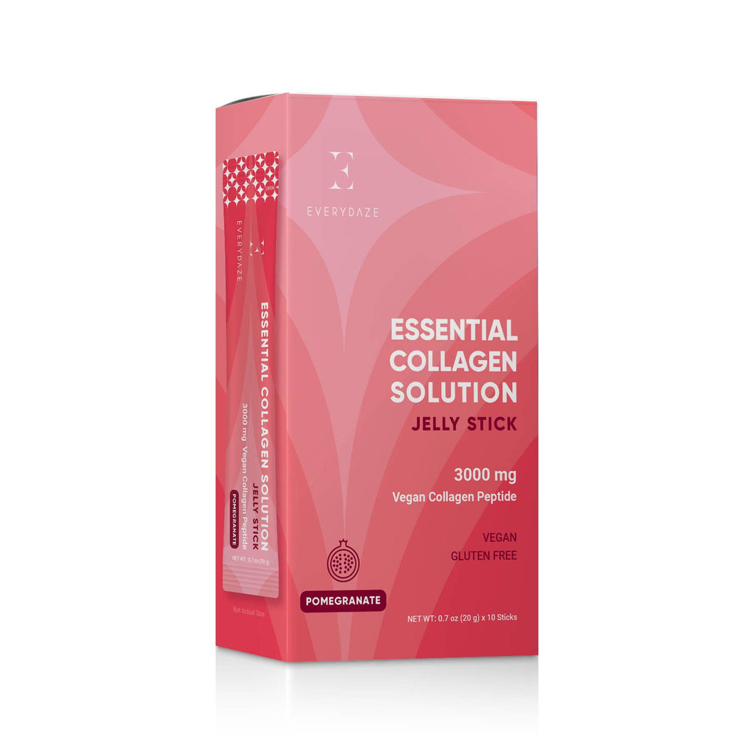 Essential Collagen Solution Jelly Stick - 10 Packs - Pomegranate