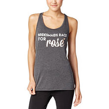 Load image into Gallery viewer, Ideology Women&#39;s Bridesmaid Printed Bridal Tank Top, Gray, S
