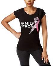 Load image into Gallery viewer, Ideology Women&#39;s Breast Cancer Research Foundation Graphic T-Shirt, Black, S

