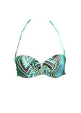 Load image into Gallery viewer, CIA Maritima Women's Swimsuit Green Gypsy Padded Bandeau Bikini Set (S)
