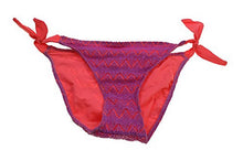 Load image into Gallery viewer, Hula Honey Women&#39;s Crochet Side Tie Bikini Bottom, Lilac Coral, S
