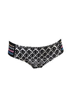 Load image into Gallery viewer, Bikini Nation Juniors&#39; Embroidered Hipster Swim Bottom, Multi, XS
