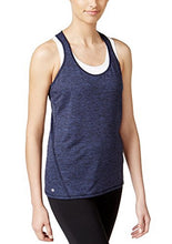 Load image into Gallery viewer, Ideology Women&#39;s Heathered Racerback Tank Top, Navy, L
