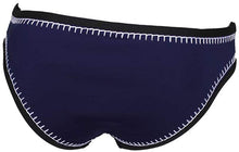 Load image into Gallery viewer, Bar III Women&#39;s Whip It Good Colorblocked Hipster Bikini Bottoms, S
