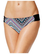 Load image into Gallery viewer, Bikini Nation Juniors&#39; Printed Ruched Swim Bottom Separates, Multi, S
