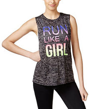 Load image into Gallery viewer, Ideology Women&#39;s Burnout Heathered Tank Top, Charcoal Heather, L
