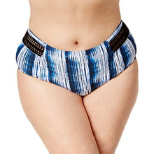 Load image into Gallery viewer, Raisins Plus Women&#39;s High-Waist Crochet-Trim Bikini Bottoms, 22W/3X
