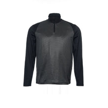 Load image into Gallery viewer, Alfani Red Men&#39;s Horizontal Striped Half Zip Sweatshirt, Black, XL
