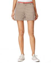 Load image into Gallery viewer, Maison Jules Women's New Maddie Belted Shorts, Oxford Tan, 0
