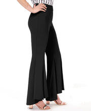 Load image into Gallery viewer, INC International Concepts Women's Flared High-Low Pants, Black, 2
