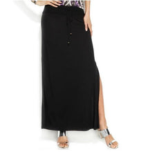 Load image into Gallery viewer, INC International Concepts Women's Crochet-Waist Pull-on Maxi Skirt, Black, M
