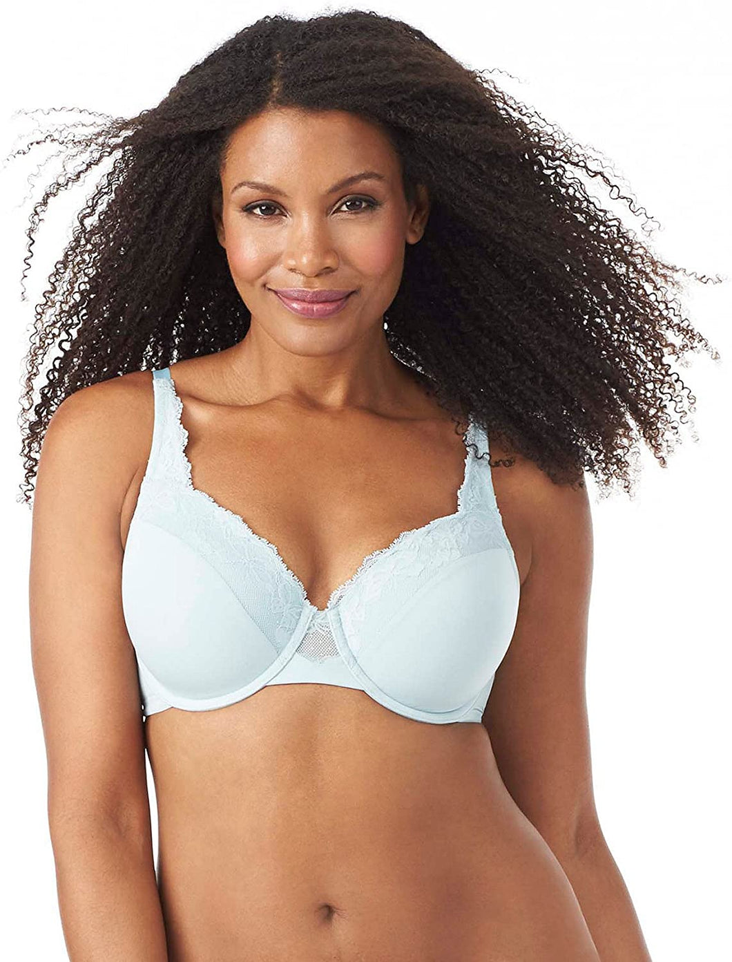 Olga Cloud 9 Underwire Contour Bra, Sterling Blue,40C