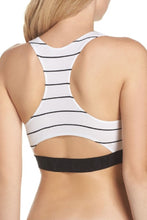 Load image into Gallery viewer, DKNY Women&#39;s Lite wear Seamless Ribbed Crop Top Bralette, White, M

