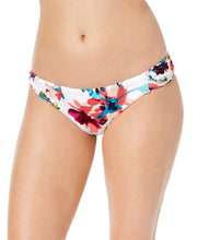 Load image into Gallery viewer, Bar III Women&#39;s Floral-Print Hipster Bikini Bottoms, White, Small
