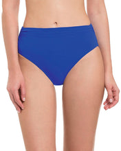 Load image into Gallery viewer, Profile by Gottex Women&#39;s High-Waist Ruched Bikini Bottoms, Blue, 10
