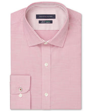 Load image into Gallery viewer, Tommy Hilfiger Men&#39;s Non-Iron Supima Stretch Dress Shirt, Pink,18.5
