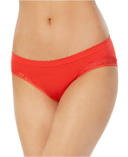 Load image into Gallery viewer, Jenni Women&#39;s Lace Detail Hipster Panty, Red, M
