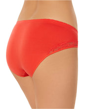 Load image into Gallery viewer, Jenni Women&#39;s Lace Detail Hipster Panty, Red, S
