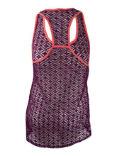 Load image into Gallery viewer, Miken Women&#39;s Junior&#39;s Crochet Racerback Cover-Up Swimsuit, Wine,S
