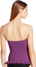 Load image into Gallery viewer, Profile by Gottex Women's Starlet Bandini Ruffled Tankini Top, Violet, 6
