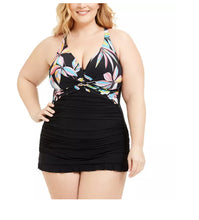 Load image into Gallery viewer, Profile by Gottex Plus Women's Underwire Tummy Control Swimdress, 22W
