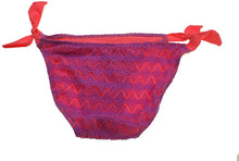Load image into Gallery viewer, Hula Honey Women&#39;s Crochet Side Tie Bikini Bottom, Lilac Coral, S
