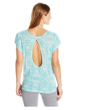 Load image into Gallery viewer, Soybu Women&#39;s Open-Back Camryn Tee, Waterfall, Large
