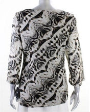 Load image into Gallery viewer, Alfani Women&#39;s Embellished Neck Ruched Sides Lined Blouse, Large
