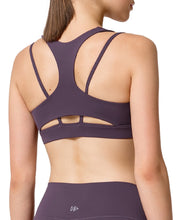 Load image into Gallery viewer, Yvette Women&#39;s High Support Running Sports Bra, Purple, 10/M
