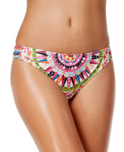 Load image into Gallery viewer, Bar III Women&#39;s Cartwheels Printed Cheeky Bikini Bottoms, S
