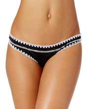 Load image into Gallery viewer, Bar III Women&#39;s Stitches Hipster Bikini Bottoms, Black, S
