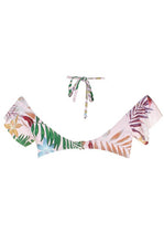 Load image into Gallery viewer, Bar III Women&#39;s Palm Reader Printed Ruffled Bikini Top, Pink, XL
