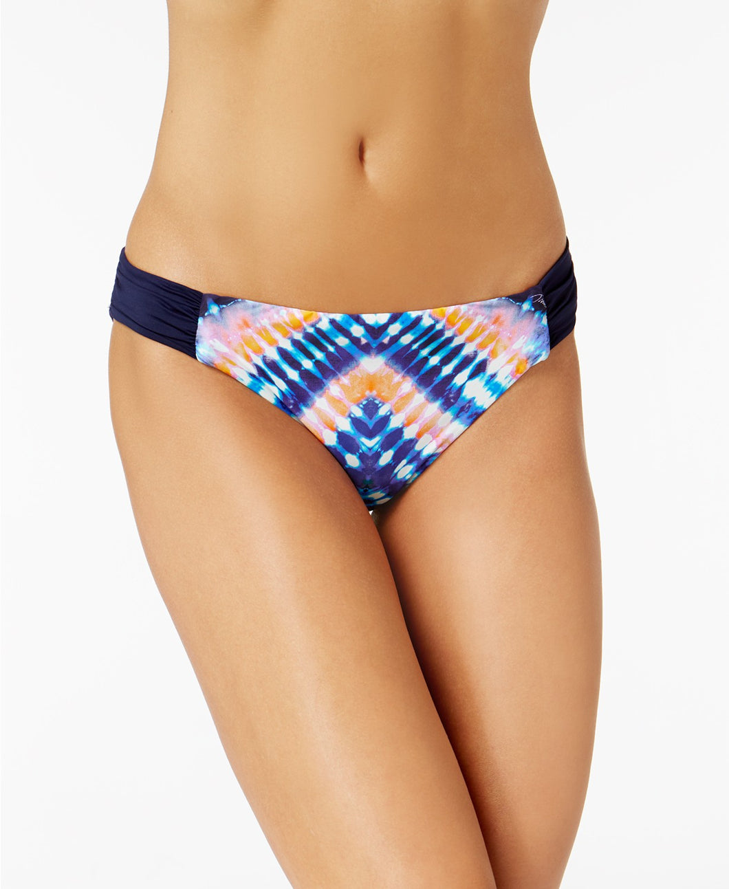 Trina Turk Women's Moonlight Shirred Hipster Bikini Bottoms, Blue, 8