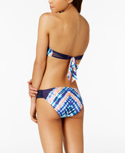 Load image into Gallery viewer, Trina Turk Women&#39;s Moonlight Shirred Hipster Bikini Bottoms, Blue, 8
