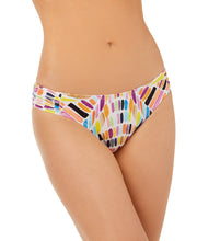 Load image into Gallery viewer, Bar III Women&#39;s Kalediscope Side-Cinch Hipster Bikini Bottoms, XS
