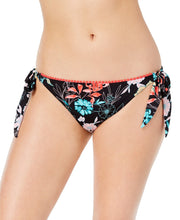 Load image into Gallery viewer, Bar III Women&#39;s Side-Tie Floral Printed Bikini Bottoms, Multi, XS
