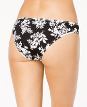 Load image into Gallery viewer, Bar III Women&#39;s Woodland Floral Printed Hipster Swim Bottoms, Black, S
