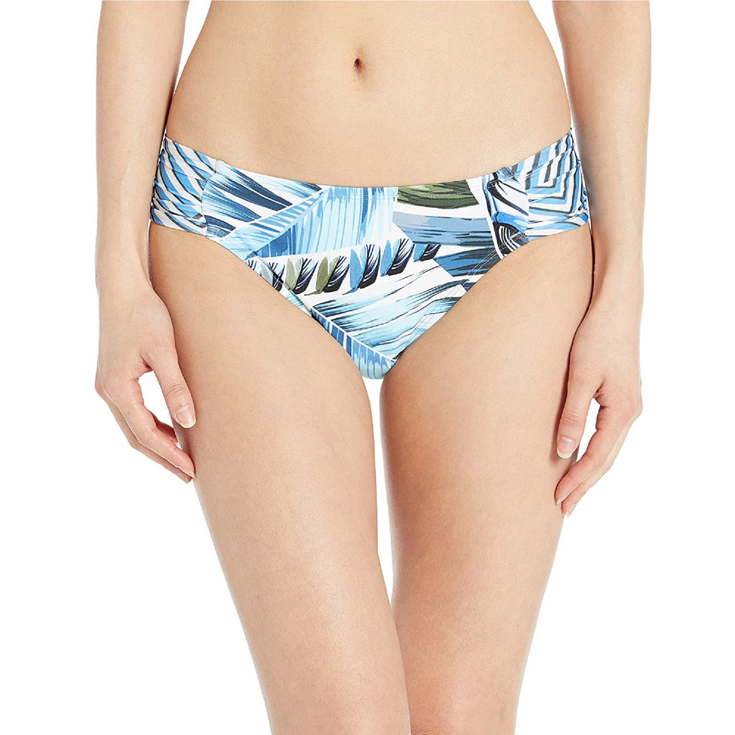 La Blanca Women's Side Shirred Hipster Bikini Bottom, Blue//Two Cool, 14