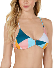 Load image into Gallery viewer, Bar III Women&#39;s Pop Art Printed U-Ring Bralette Bikini Top, Multi, M
