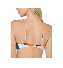 Load image into Gallery viewer, Bar III Women&#39;s Pop Art Printed U-Ring Bralette Bikini Top, Multi, M
