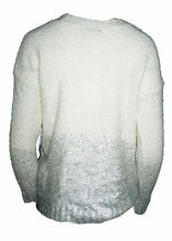 Load image into Gallery viewer, BAR III Women&#39;s Metallic High-Low Sweater, White, S
