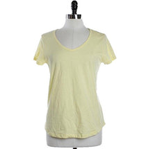 Load image into Gallery viewer, Charter Club Women's Short-Sleeve Pajama Top, Lemon Butter, XS
