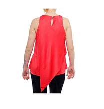 Load image into Gallery viewer, Alfani Women&#39;s Textured Sleeveless Blouse, Tropical Punch, 8
