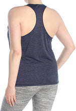Load image into Gallery viewer, Ideology Women&#39;s Rapidry Heathered Racerback Tank Top, Navy, XS
