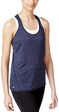 Load image into Gallery viewer, Ideology Women&#39;s Rapidry Heathered Racerback Tank Top, Navy, XS
