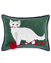 Load image into Gallery viewer, Martha Stewart Winter and Animals Decorative Pillow Collection, Green
