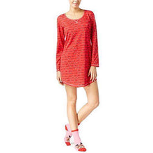 Load image into Gallery viewer, Jennifer Moore Jenni by Women's Sleepshirt and Socks P.J. Set, Red, M
